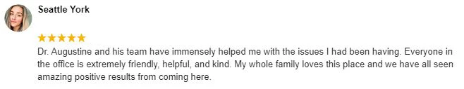 Chiropractic Sarasota FL Patient Testimonial Seattle