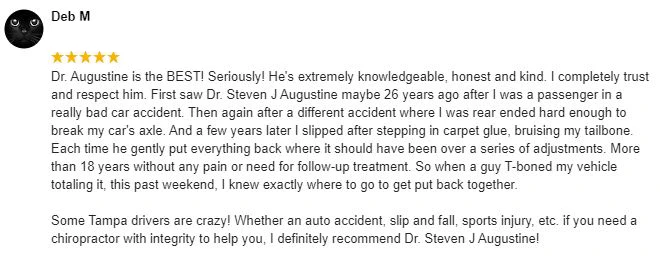 Chiropractic Tampa FL Patient Testimonial Deb